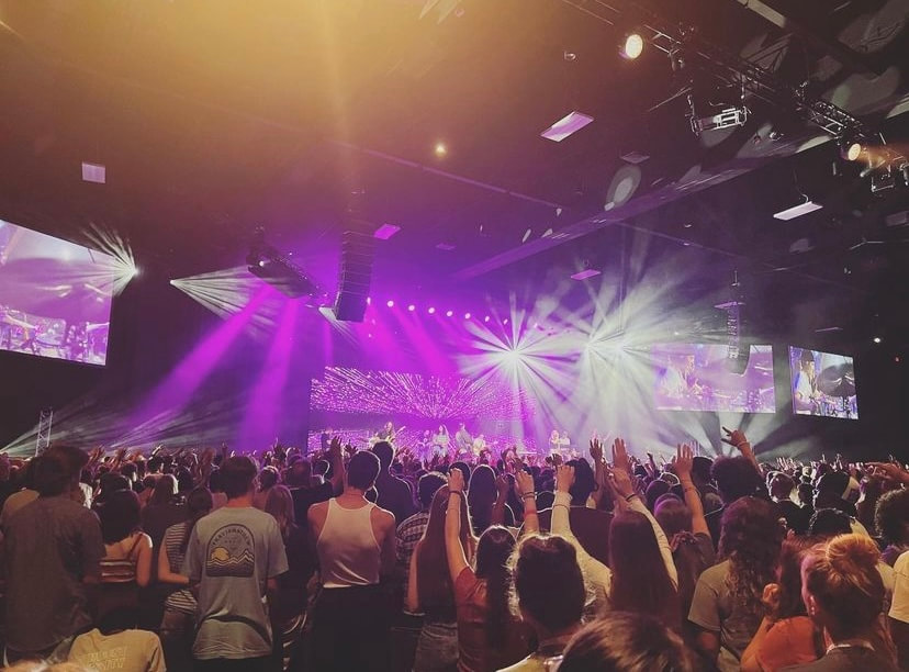 Picture of crowd worshiping at my LIFE 22 conference in Orlando, Florida 